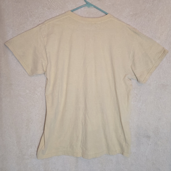 Girl's Disney Lilo & Stitch Graphic Print Yellow Short Sleeve T-Shirt Size L 100 - Picture 2 of 5